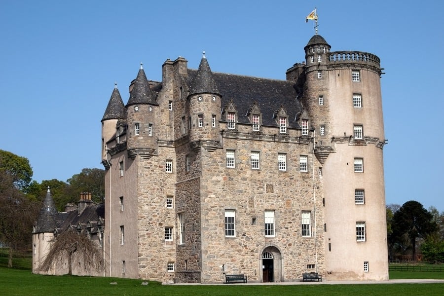 Castle Fraser, among the more striking of the Aberdeenshire Castles