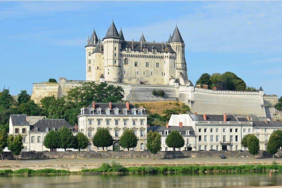 Chateau de Saumur on the Loire River, Loire Valley, France