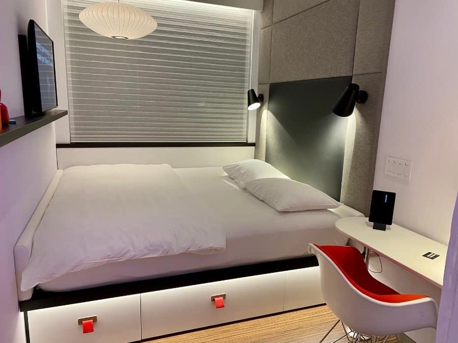 Every room has a King bed at CitizenM bowery hotel