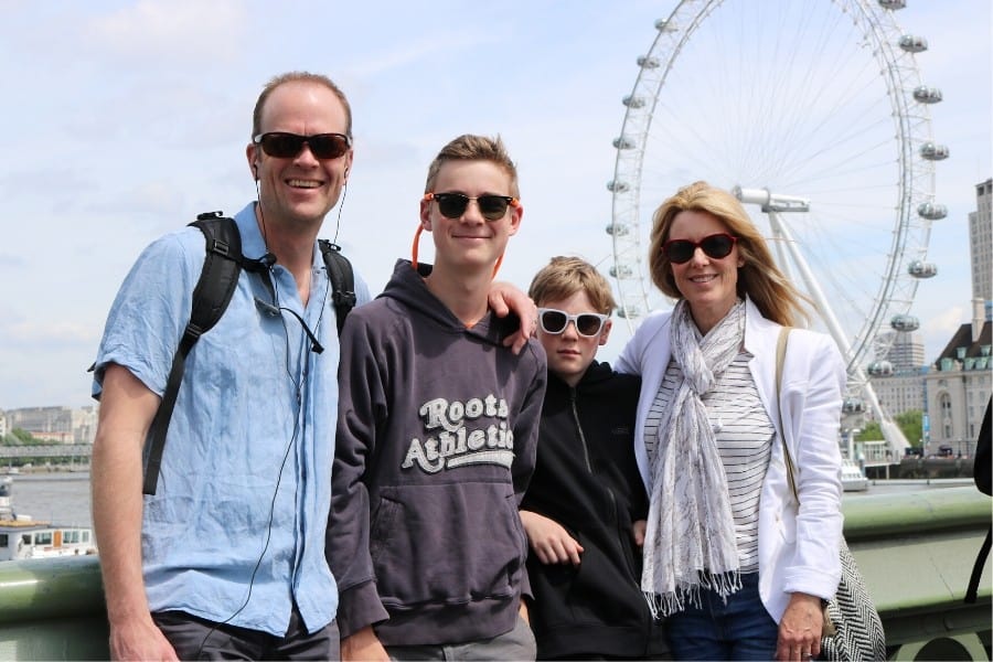 family trip to london