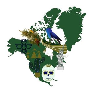 north america graphic