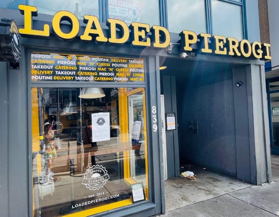 Loaded Pierogi restaurant in Toronto