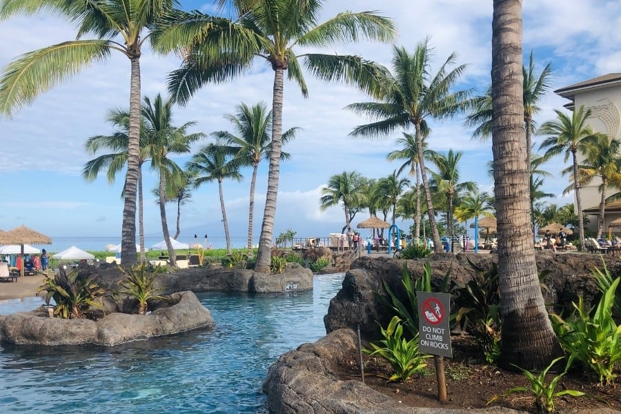 Pool at the Westin Nanea Ocean Villas
