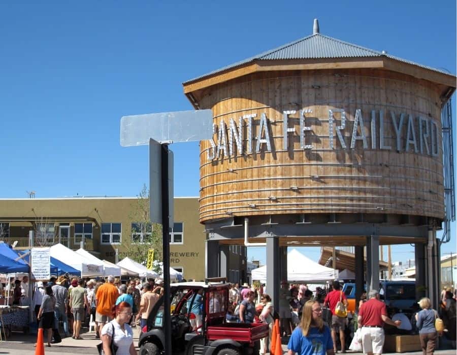 The Santa Fe Railyard is considered one of the best farmer's markets in the U.S.