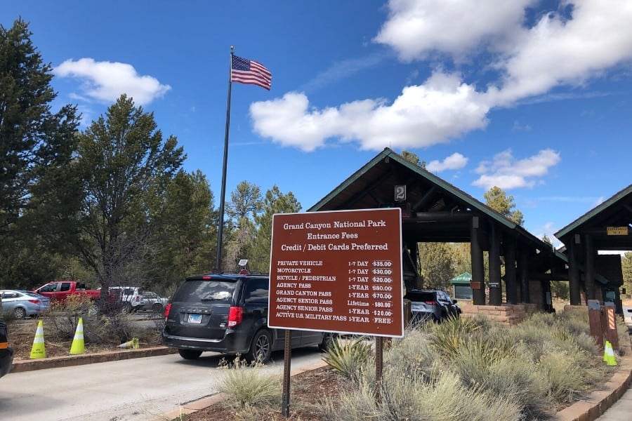 Grand Canyon National Park Entrance Fees