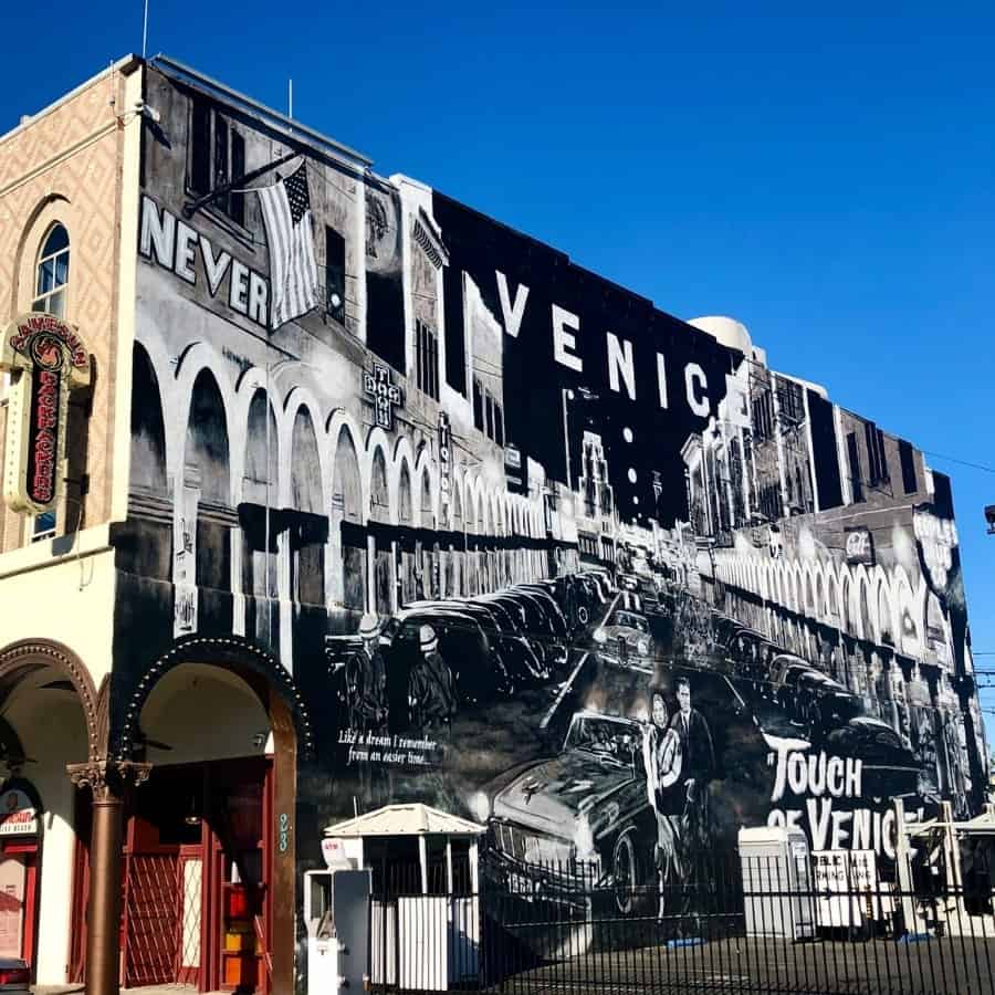 A Touch of Venice Mural in Venice California